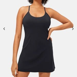 Outdoor Voices Exercise Dress in Black